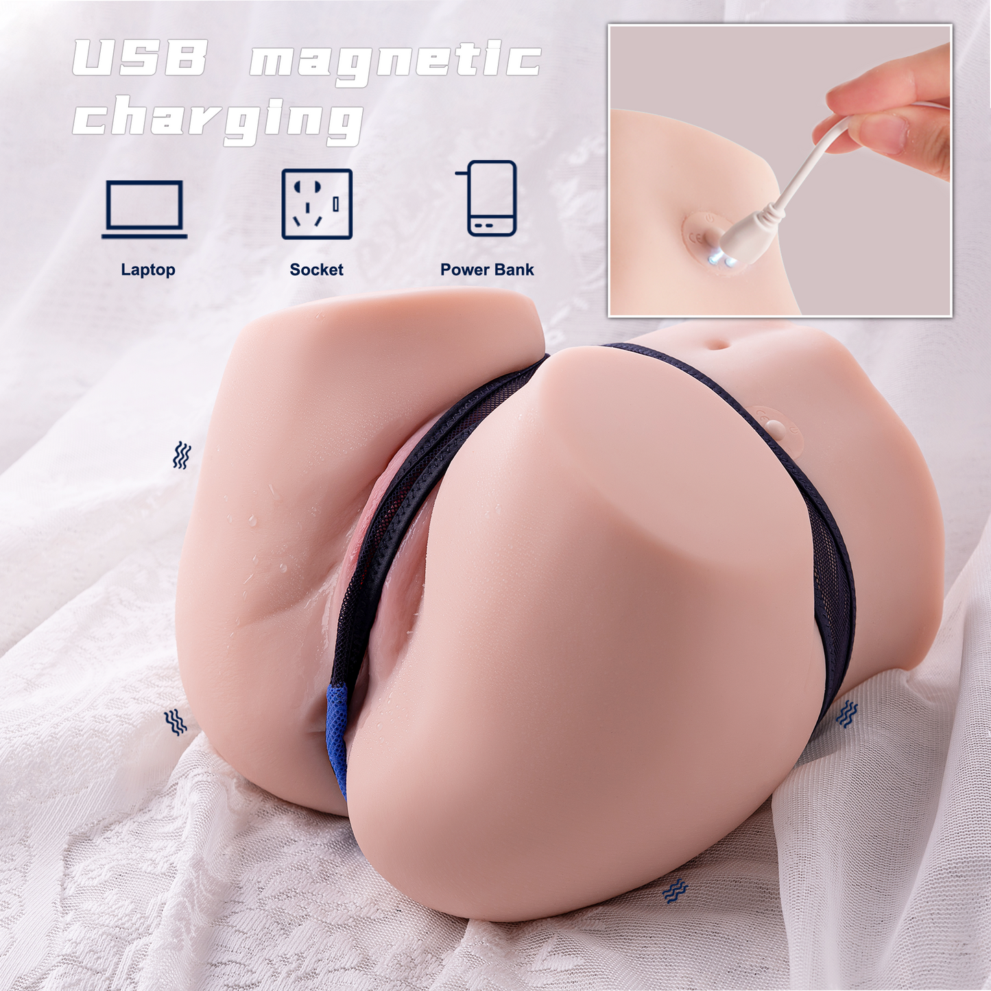 Olga:8.58 LB Vibrating Butt Doll Male Masturbator